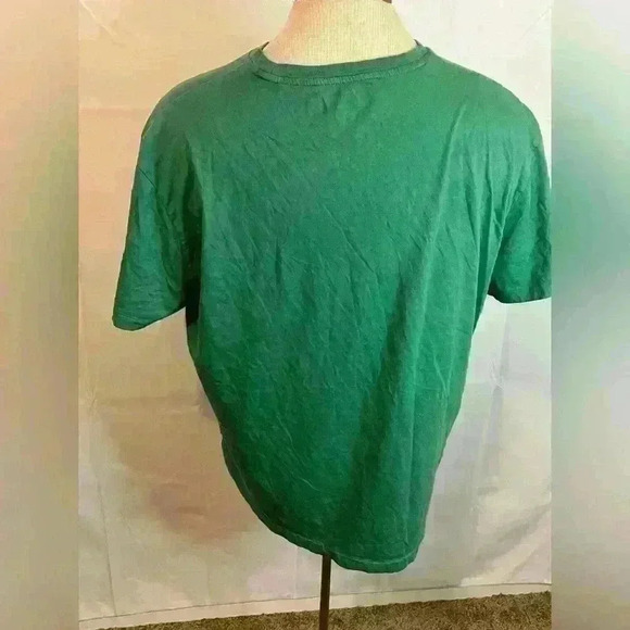 Polo Ralph Lauren Classic Fit Men's Short Sleeve Green Shirt Large White Pony - Picture 4 of 7